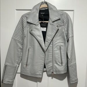 NWT Topshop Moto Biker Jacket